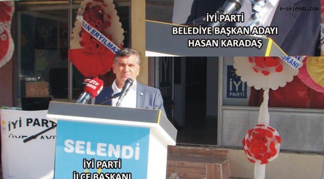 İYİ PARTİ BELEDİYE BAŞKANI ADAYI KARADAŞ