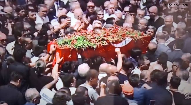 FERDİ ZEYREK SON YOLCULUĞUNA UĞURLANDI.